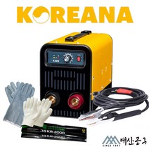 코리아나 용접기 인버터 직류 아크용접기 금속 용접 K200, 25SQ케이블추가(어스5M 홀더10M)