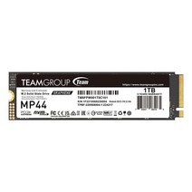 팀그룹 TEAMGROUP MP44 1TB SLC 캐시 Gen 4x4 M.2 2280 PCIe 4.0 NVMe 노트북 및 데스크탑 NUC NAS SSD 솔리드 스테이트 드라이브 (R, 2TB_Agile