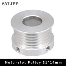 양면 중공 14mm 내부 구멍 직경 58mm V 형 벨트 풀리, 한개옵션0