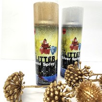 금 은 반짝이스프레이 1개 무료배송/2칼라 선택/200ml /작품마무리/생화꽃다발/대량구매가능, 금스프레이