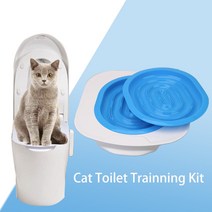 Cat Litter Mat Toilet Trainer Pet Supplies Puppy Seat Pad Plastic Training Kit for Clean, 단일옵션