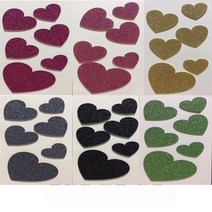 GDB 글리터 데코 하트 문구 미술용품 사무용품 글리터