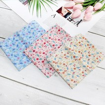 여성손수건 아사 가제 면 쁘띠 목손수건 애니멀 3장 1세트
