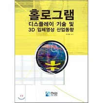홀로그램 디스플레이 기술 및 3D 입체영상 산업동향, 하연(HAYEON), 박세환 저