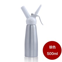 스테인리스 크림 휘핑크림 건 휘핑가스 카페 관련 용품, M87플라스틱헤드500ml실버