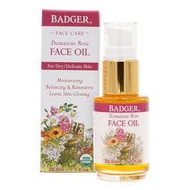 다마스쿠스 로즈 장미 페이스 에센셜 오일 석류 라벤더 캐모마일 29.5 ml Badger