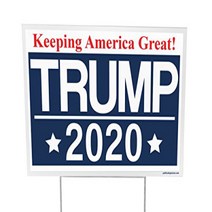 Trump For President 2020 Outdoor Yard Sign - 12x18 - Imagine This Company null, 1, Trump For President 2020 Outdo
