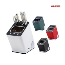 나이프케어 칼살균기 + 에지리 프레스티지 나이프 4종세트(칼갈이, 색상:매트 블랙, 상세 설명 참조