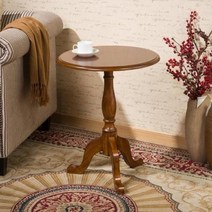 원목이다 거실 사이드테이블 500X660MM 원형 티테이블 북유럽풍 티테이블, 510x660MM, X1