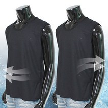 쿨 기능성 1+1 헬스나시 짐웨어 오버핏 남자 나시티 흡한속건 쿨론사+ATB-UV