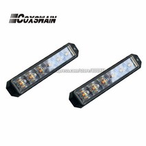 COXSWAIN VS-968D LED 스트로브 라이트 12x3W 듀얼 컬러 경고등 트럭 표면 실장 키트 램프 R65 통과, [06] R-A