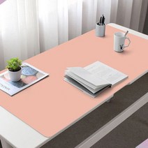 책상 매트 패드 위 깔개 데스크 덮개 사무실 꾸미기 칼 질 판 작업 장 커팅 깔판 고무 다용도 생활 방수 가죽 커버 보호 와이드 테이블 데스크매트 데스크패드, 베이지