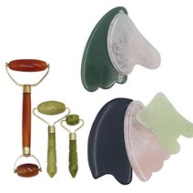 현대교역 옥괄사/천기석괄사/로즈롤러/청옥괄사/괄사도구모음(40종), K733-천기석_T괄사