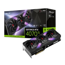PNY XLR8 지포스 RTX 4070 Ti VERTO EPIC-X RGB TF OC D6X 12GB 마이크로닉스, 단품