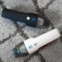 무선 진공청소기 핸디형 크린몬스터 틈새 책장 차량 청소 편리, 화이트