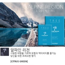 아로마스퀘어 사쉐 트리 Small 10g(알파인 리전 12개), 1box