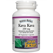 (내추럴팩터스) 진정효과 불안 집중력 카바카바 스트레스 릴렉스 250mg 60정 (Natural Factors 100% Natural GABA)