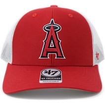 47 Brand (포티 세븐 브랜드) 메쉬 야구 캡 TRUCKER MLB 아메리칸 리그 애너하임 엔젤스 Anaheim Angels, 아스트로스