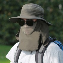 쇼미코리아 선캡 햇빛가리개 목가리개 얼굴가리개 벙거지 등산 낚시 쿨링 메쉬 자외선차단 모자 SUN-924