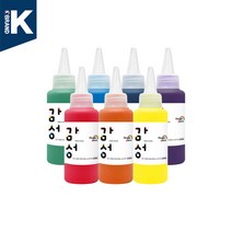스노우키즈 감성물감 색감교육용 핑거페인트, 70ml, 7색