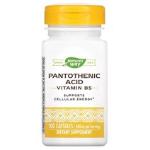 네이처스웨 Pantothenic Acid Vitamin B5 5 250mg 100캡슐, 1개, 기본