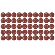 ZIO-BIZ 원형사포 60방 50장세트 125mm X 125mm / 원형 사포 샌딩페이퍼 샌드페이퍼 샌딩사포 연마지 목공사포 목공용사포 종이사포 전동드릴사포 드릴사포 드릴용사포, 1개
