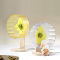 카무라라 햄스터 쳇바퀴 무소음 마라톤휠, 1개, 화이트