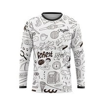 RACESTARS 엔듀로 MTB 저지 산악 자전거 T 셔츠 레이싱웨어 남성 사이클링 저지 모터크로스 롱 소매 자외선 차단 Dirt 자전거 ATV