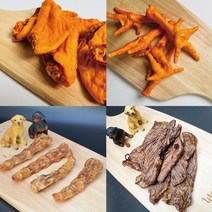 말썽쟁이여름 강아지 애견 수제간식 소간 소우신 돼지귀 슬라이스 닭발 오리날개 간식, 오리날개 100g