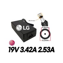 LG 엘지 LED TV모니터전용 PA-1650-64LG-LF PSAB-L206A LCAP40 DA-65F19 PA-1650-68LG-LF-1호환 19V 3.42A 국산로더스어댑터, 1개, 어댑터+3구 원파워코드1.8M