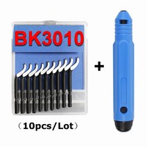 구리 알루미늄 강철 플라스틱 목재 고무 BS1010 BS1018 BK3010 NB1000 용 커터 핸들 버 트리밍 나이프와 디버링 도구, [14] BK3010 x NB1000