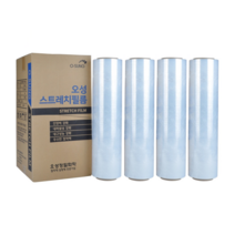 (4개 1박스) 오성 스트레치 필름 수동 30mic*500mm*200M