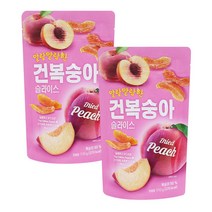 말랑말랑한 건복숭아 슬라이스 110g+110g, 1개