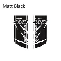 Isuzu Dmx 트럭 4x4 용 픽업 트렁크 사이드 데칼 오프로드 스티커 그래픽 비닐 필름 커버, 11 Mtt Blck