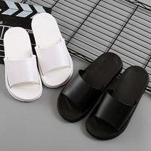 학생 수험생 심플한 슬리퍼 블랙/화이트