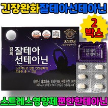 긴장완화 잘테아선테아닌 L-테아닌 수면영양제 스트레스영양제 스트레스완화 불안증세 편안한테아닌 태안인, 1개