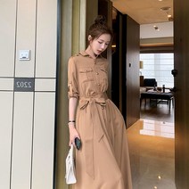 연예인 원피스 스커트 영캐주얼 롱원피스코디 봄옷 여성의류원피스