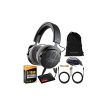 beyerdynamic DT 900 Pro X 오픈백 스튜디오 헤드폰 번들 탈부착 가능한 케이블 분배기 연장 확장 보호 플랜 포함, 상세페이지 참조