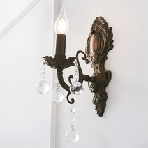 캔들 1등 클래식 벽등 (램프 포함), 화이트(촛대구 노란)