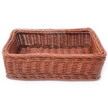 인도네시아 라탄 직사각 바구니