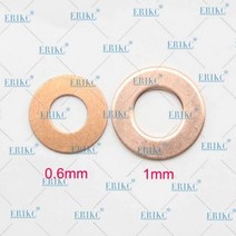 ERIKC 구리 심 F00VC17503 클립 와셔 F00VC17504 노즐 F00VC17505 F00VC17502 커먼 레일 인젝터 용 가스켓, 9001-850a