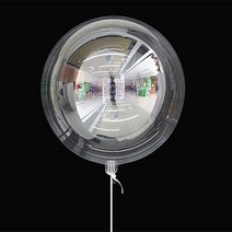 플라워미츄 투명 버블 풍선 PVC 데코 클리어 파티 8인치~36인치, 1개, 8인치(14~18)