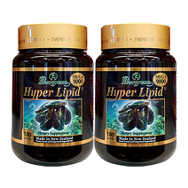 Evergreen HYPER LIPID MEGA 9000 에버그린 뉴질랜드 하이퍼 리피드 초록입홍합 9000mg 180캡슐 2팩, 2개, 180정