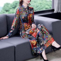 오십대 아줌마큰옷 할머니옷 중년원피스 100099