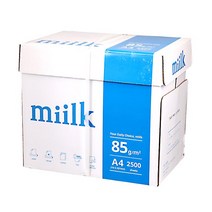 A4용지(밀크) 85G*500입 x5 BOX한국제지, 단품