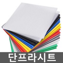단프라시트 폴라베니아 플라스틱골판지 바닥보양 5개, 10. 화이트 6mm 1x1m 5개