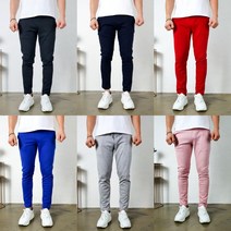 코코로맨틱 남자 9부 일자핏 면 트레이닝 바지 6 color