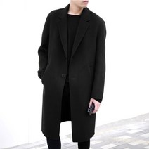 프록 더플 업 이동욱 발마칸 남자떢볶이코트 스탠다드 정해인 공유 도깨비 코트 지현우 남색 싱글