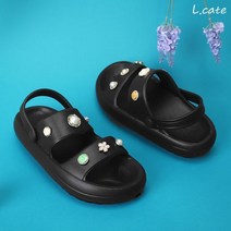 [엘케이트] 여자 슬리퍼 LSS181 여성 큐빅 샌들 겸용
