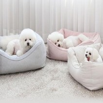 반려동물 비누 목욕 각질 방석 베드 콤피 범퍼 애견 M 컨디셔너 강아지 쿠션 ghddprjs*403283613Qo, M베이지